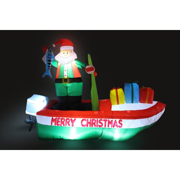 The Holiday Aisle® Christmas Santa Claus Fishing